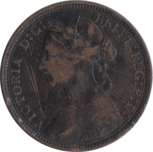1887 HALFPENNY ( FINE ) - Halfpenny - Cambridgeshire Coins