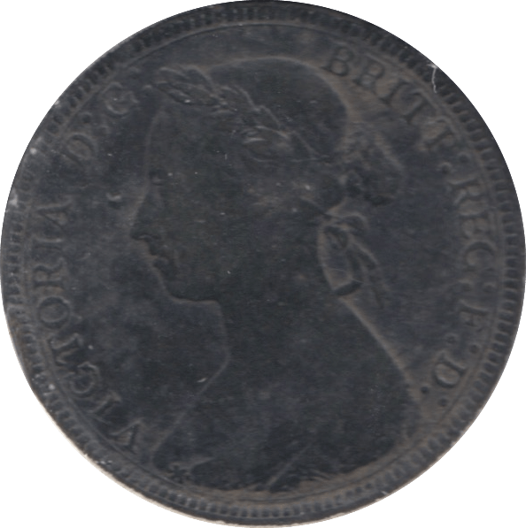 1887 HALFPENNY ( FINE ) - Halfpenny - Cambridgeshire Coins