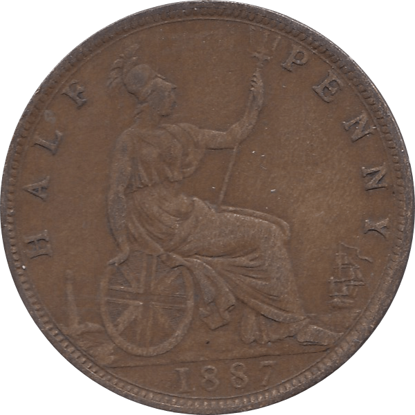 1887 HALFPENNY ( GF ) - Halfpenny - Cambridgeshire Coins