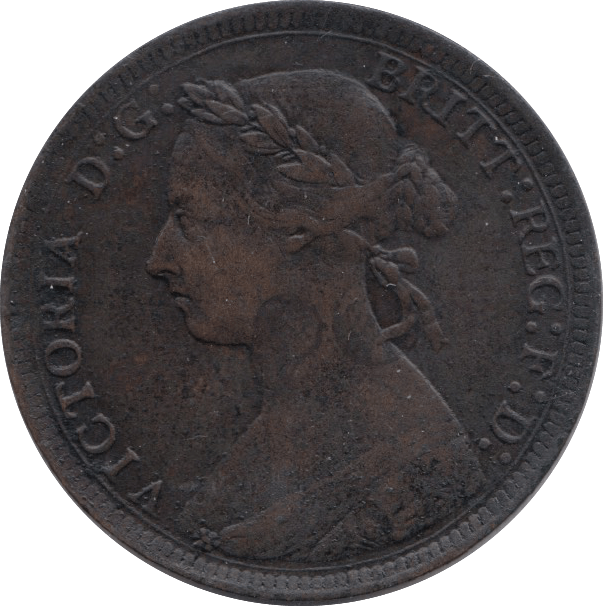 1887 HALFPENNY ( GVF ) 5 - Halfpenny - Cambridgeshire Coins