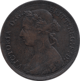 1887 HALFPENNY ( GVF ) 5 - Halfpenny - Cambridgeshire Coins