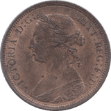 1887 HALFPENNY ( UNC ) 2 - Halfpenny - Cambridgeshire Coins