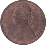 1887 HALFPENNY ( UNC ) B - Halfpenny - Cambridgeshire Coins