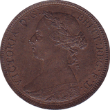 1887 HALFPENNY ( UNC ) - Halfpenny - Cambridgeshire Coins