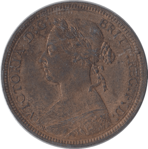 1887 HALFPENNY ( UNC ) - Halfpenny - Cambridgeshire Coins