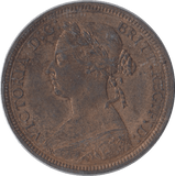 1887 HALFPENNY ( UNC ) - Halfpenny - Cambridgeshire Coins
