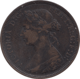 1887 HALFPENNY ( VF ) - Halfpenny - Cambridgeshire Coins