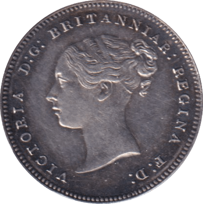 1887 MAUNDY FOURPENCE ( AUNC ) - Maundy Coins - Cambridgeshire Coins