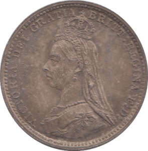 1887 MAUNDY THREEPENCE ( EF ) 4 - Maundy Coins - Cambridgeshire Coins