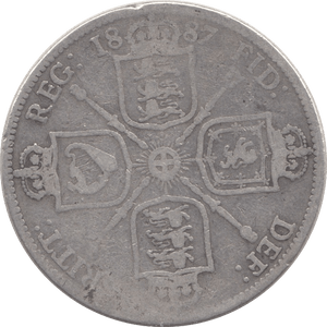 1887 ONE FLORIN ( FAIR ) - Florin - Cambridgeshire Coins