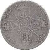 1887 ONE FLORIN ( FAIR ) - Florin - Cambridgeshire Coins