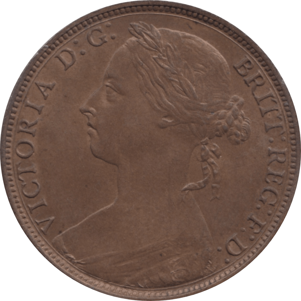 1887 PENNY 1 ( AUNC ) 71 - Penny - Cambridgeshire Coins