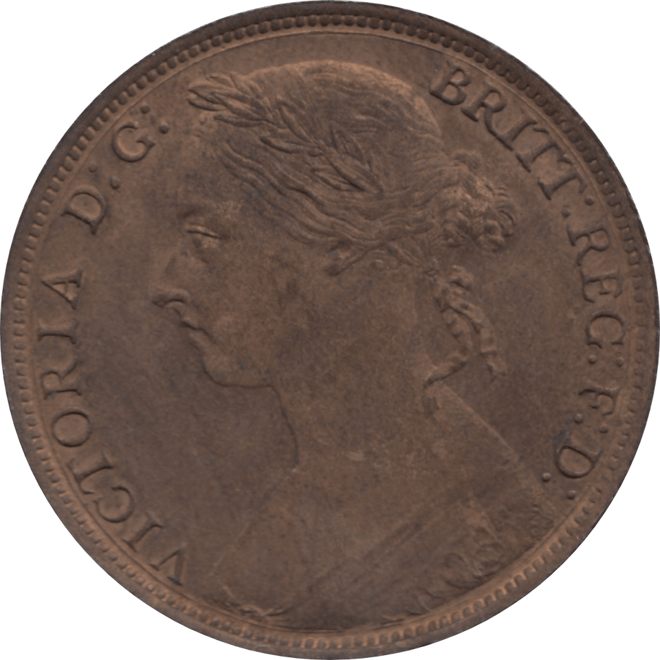 1887 PENNY 1 ( UNC ) 78 - Penny - Cambridgeshire Coins