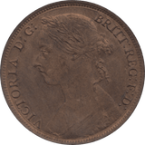 1887 PENNY 1 ( UNC ) 78 - Penny - Cambridgeshire Coins
