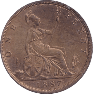 1887 PENNY ( BU ) - Penny - Cambridgeshire Coins