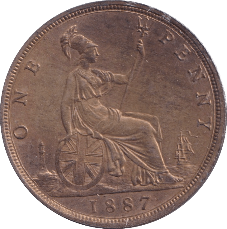 1887 PENNY ( BU ) - Penny - Cambridgeshire Coins