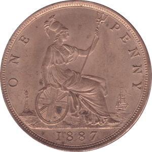 1887 PENNY ( BU ) - Penny - Cambridgeshire Coins