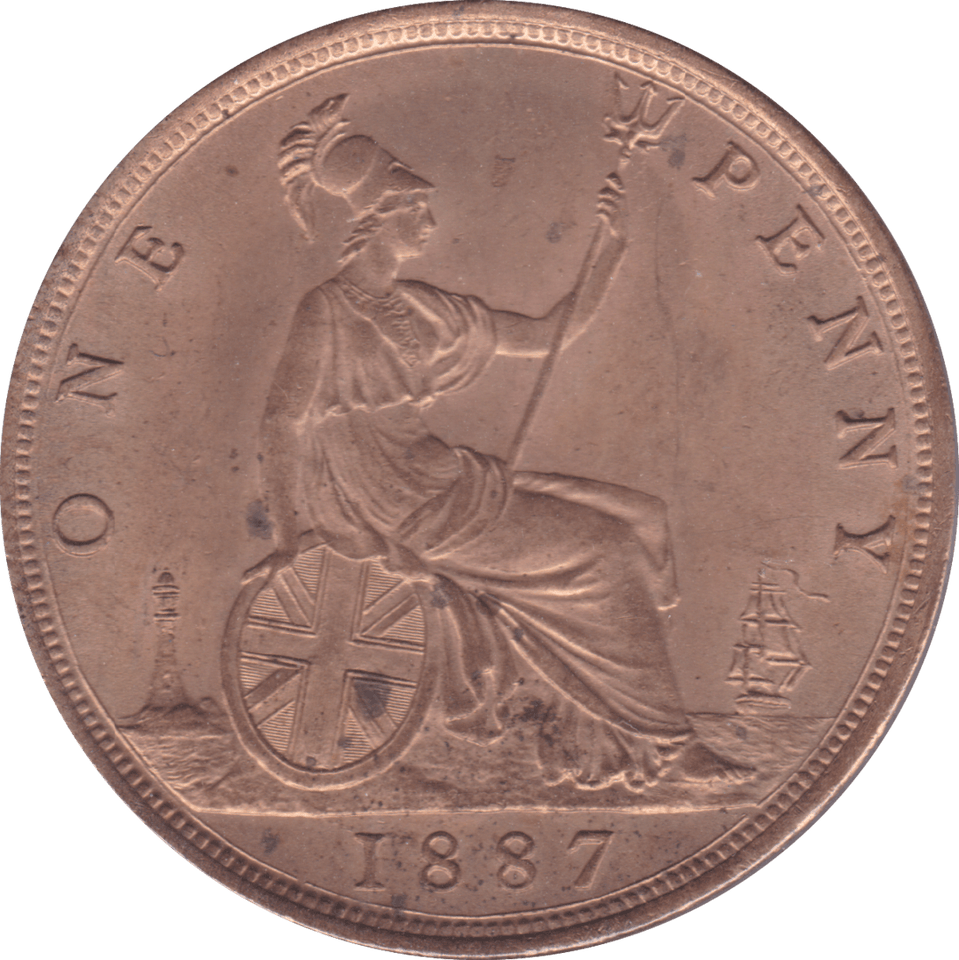 1887 PENNY ( BU ) - Penny - Cambridgeshire Coins