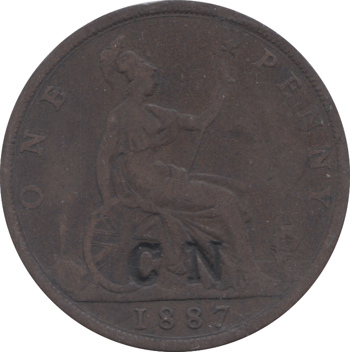 1887 PENNY ( NF ) - Penny - Cambridgeshire Coins