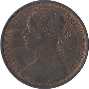 1887 PENNY ( UNC ) - Penny - Cambridgeshire Coins