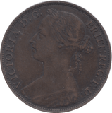 1887 PENNY ( VF ) 7 - Penny - Cambridgeshire Coins