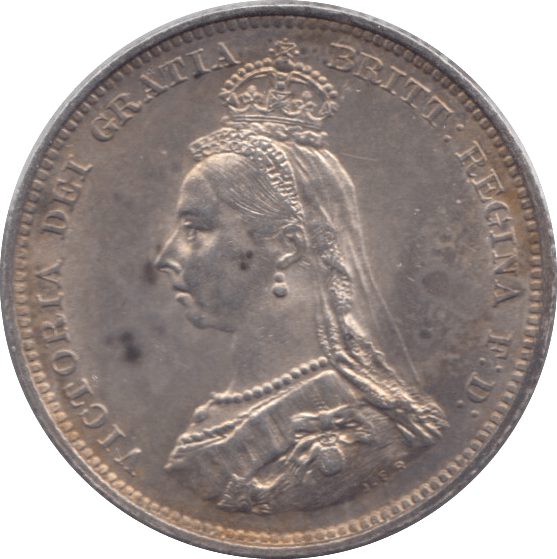 1887 SHILLING ( AUNC ) 10 - Shilling - Cambridgeshire Coins