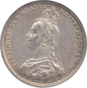 1887 SHILLING ( AUNC ) 15 - Shilling - Cambridgeshire Coins