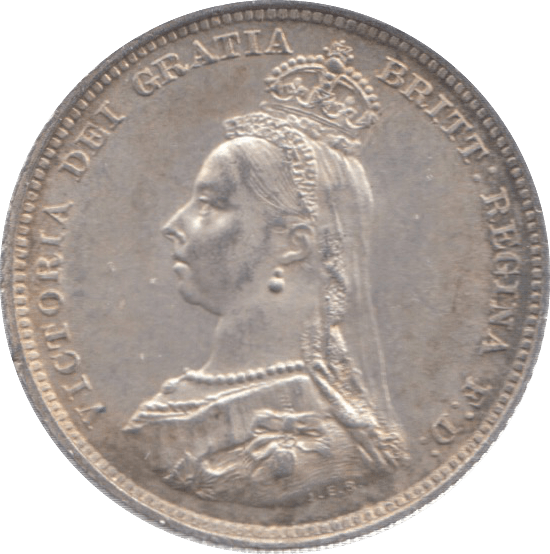 1887 SHILLING ( AUNC ) 15 - Shilling - Cambridgeshire Coins
