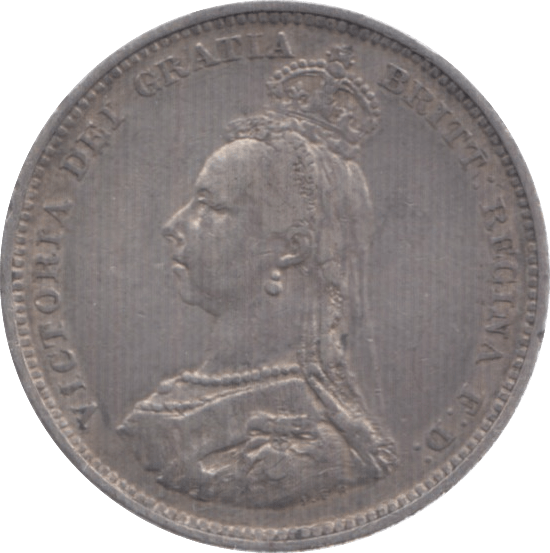 1887 SHILLING ( AUNC ) 3 - Shilling - Cambridgeshire Coins
