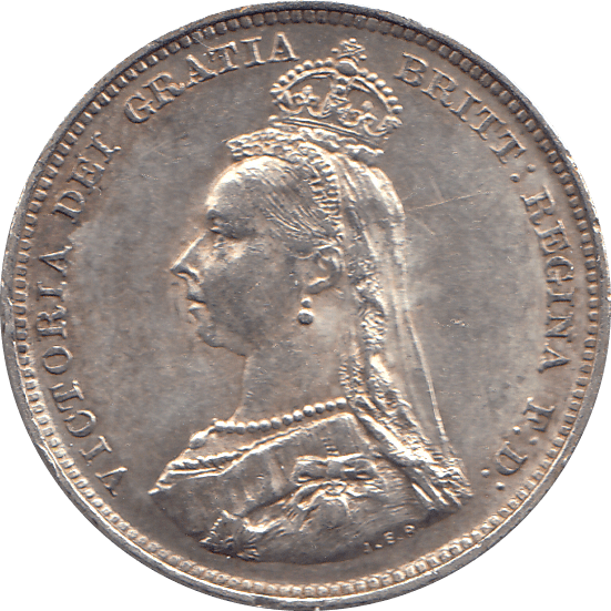 1887 SHILLING ( AUNC ) 5 - Shilling - Cambridgeshire Coins