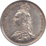 1887 SHILLING ( AUNC ) 5 - Shilling - Cambridgeshire Coins