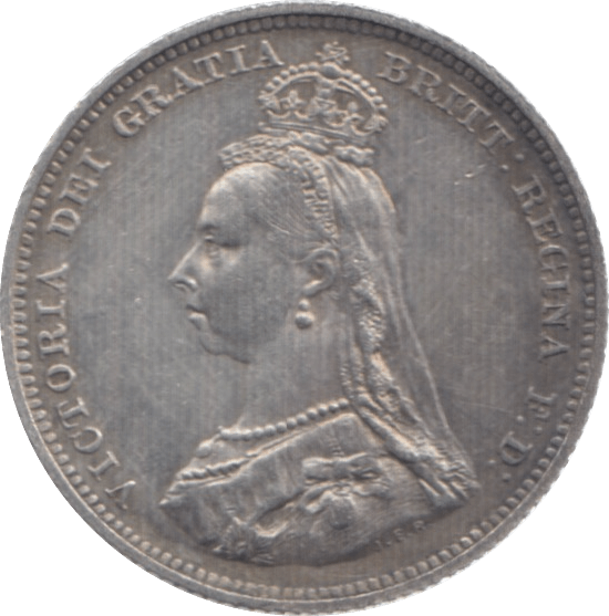 1887 SHILLING ( AUNC ) 6 - Shilling - Cambridgeshire Coins