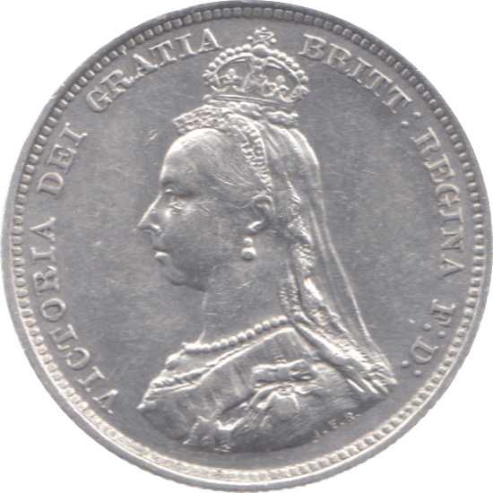 1887 SHILLING ( AUNC ) 7 - Shilling - Cambridgeshire Coins
