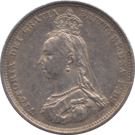 1887 SHILLING ( AUNC ) 9 - Shilling - Cambridgeshire Coins