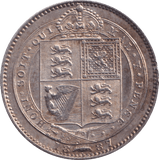 1887 SHILLING ( AUNC ) - Shilling - Cambridgeshire Coins