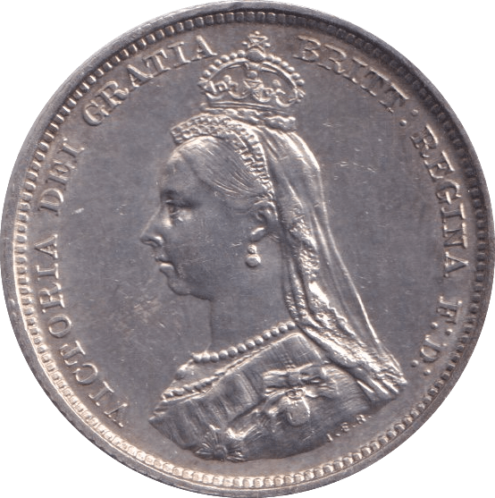1887 SHILLING ( AUNC ) - Shilling - Cambridgeshire Coins