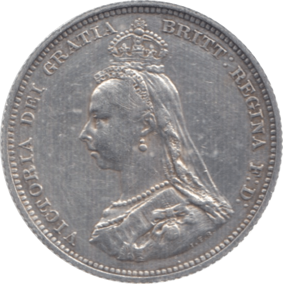 1887 SHILLING ( EF ) 3 - Shilling - Cambridgeshire Coins