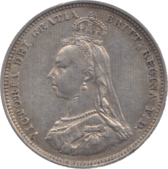 1887 SHILLING ( EF ) 5 - Shilling - Cambridgeshire Coins