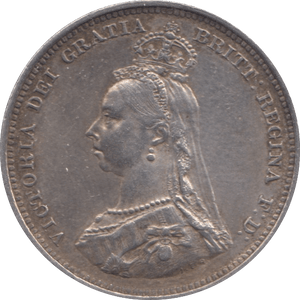 1887 SHILLING ( EF ) 5 - SHILLING - Cambridgeshire Coins