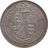 1887 SHILLING ( EF ) 5 - SHILLING - Cambridgeshire Coins