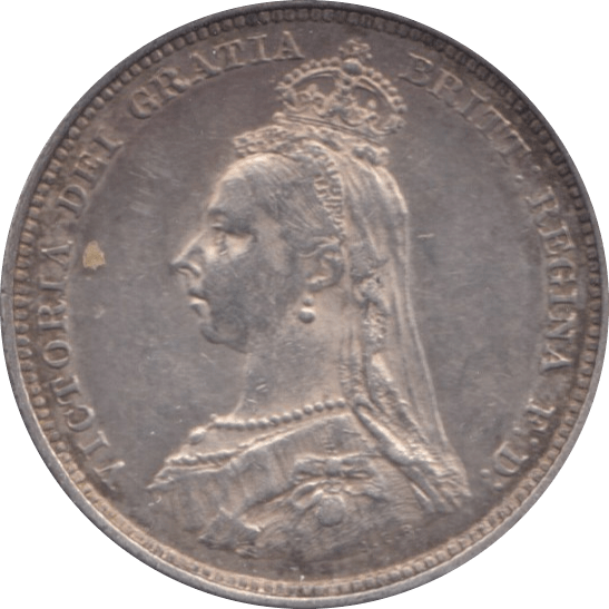1887 SHILLING ( EF ) 6 - Shilling - Cambridgeshire Coins