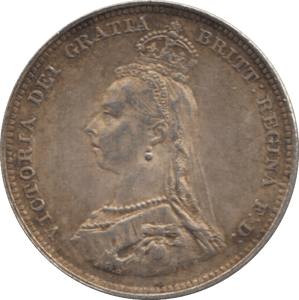 1887 SHILLING ( EF ) 9 - Shilling - Cambridgeshire Coins