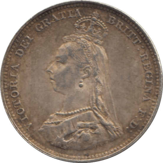1887 SHILLING ( EF ) 9 - Shilling - Cambridgeshire Coins