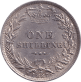 1887 SHILLING ( EF ) - Shilling - Cambridgeshire Coins