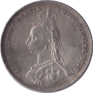 1887 SHILLING ( EF ) - Shilling - Cambridgeshire Coins