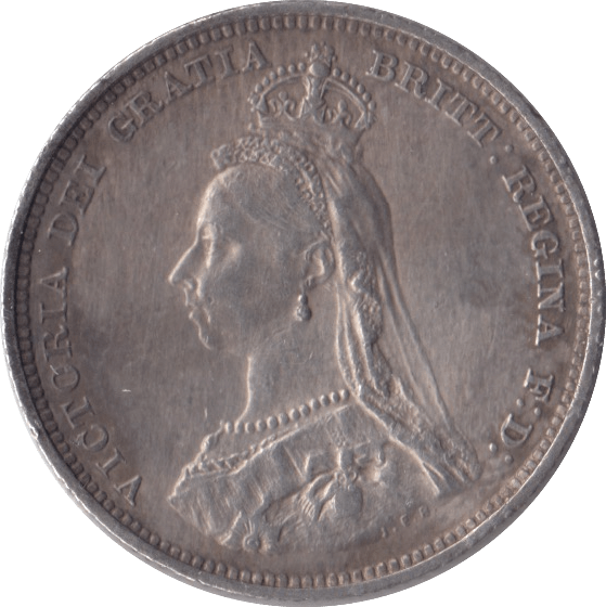 1887 SHILLING ( EF ) - Shilling - Cambridgeshire Coins
