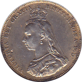 1887 SHILLING ( EF ) - Shilling - Cambridgeshire Coins