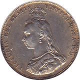 1887 SHILLING ( EF ) - Shilling - Cambridgeshire Coins