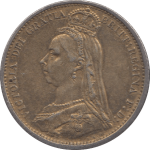 1887 SHILLING ( EF ) - Shilling - Cambridgeshire Coins