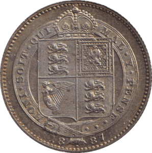 1887 SHILLING ( PROOF ) - Shilling - Cambridgeshire Coins